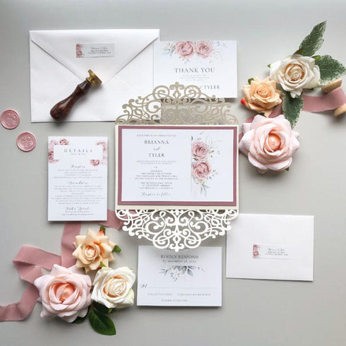 #ACRYLICWEDDINGINVITATIONS# - #CLEARWEDDINGINVITES##clear plastic wedding invitations#